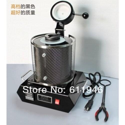+ 1kg Capacity 110v/220v Portable Melting Furnace, Electric Smelting Equipment For Gold Copper Silver
