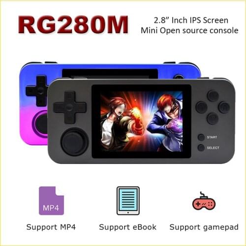 RG280M Mini Retro Handheld Game Console Classic Video Game Consoles With Open Source For PS1/GBA/GB/MD Game Player