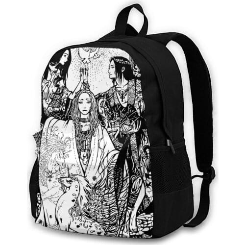 TMajor Arcana ,he Lovers Tarot Card Adult backpacks, leisure bags, backpacks, storage bags, men women backpacks