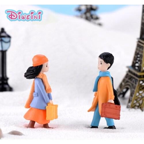 Wedding doll Boy Princess Lover Model action Figure Miniature Figurine home Garden Dollhouse Decoration DIY Accessory toy gift