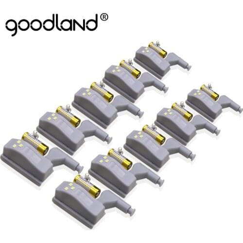 LED Under Cabinet Light Universal LED Sensor Lights SMD2835 Hinge Night Light Wardrobe Light With Battery for Kitchen Armario