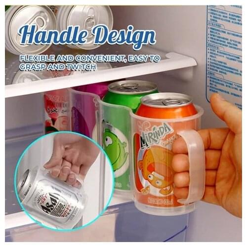 Hand - Pulled Type 4 Refrigerator Beverage Storage Box Kitchen Refrigerator Storage Box Save Space Organized Shelf Storage Box