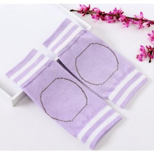 Kids Children Girls Boys Unisex Students Stripe Cotton Knitting Knee Sleeve Knee Protector FS0439