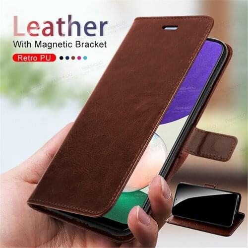 For Samsung Galaxy A22 5G Case Leather Magnetic Flip Cover Sumsung A 22 22A 5G SM-A226B 6.4" Stand Wallet Phone Protective Coque