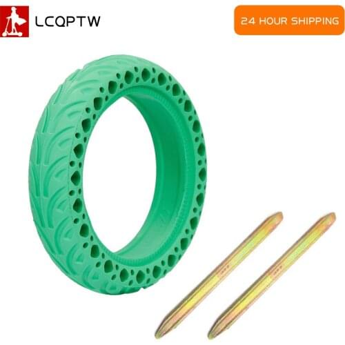 Durable greed Tire for Xiaomi Mijia M365 Scooter Tyre Solid Hole Tires Shock Absorber Non-Pneumatic Damping Rubber Tyres Wheel