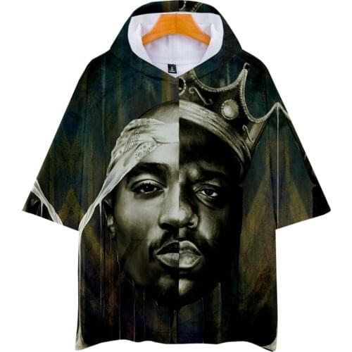 Leisure HIP HOP Notorious B.I.G. 3d Hoodie T-shirts Men Harajuku Summer Biggie Smalls Oversized T Shirt Men Short Sleeve Tees