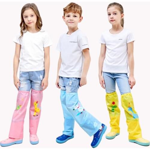 Kids Rain-proof Pants Rain Coat Chuva Poncho Impermeable Rain Pants Regenjacke Suit Cover Capa De Chuva Jas Hujan Chubasquero