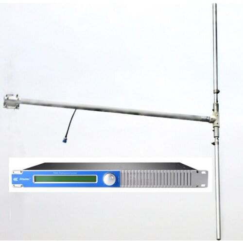 FMUSER FMT- 50L 50W Radio Broadcasting FM Transmitter + DP100 Dipole FM Antenna for Radio Station, Cinema