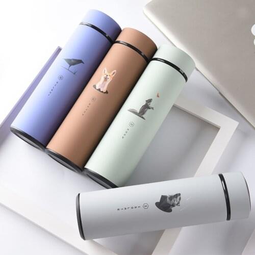 2021 Hot Double Wall Stainless Steel Water Bottle Vacuum Flasks Thermos Cup Coffee Tea Milk Travel Mug Thermo Bottle Thermo Cup