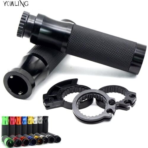 Motorcycle handlebar grips handle bar ends 7/8"22mm hand cap FOR yamaha Suzuki GSXR 600 750 1000 K3 K4 K5 K6 K7 K8 K9-K11