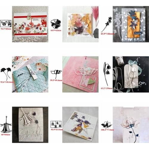 Artistic Flowers Metal Cutting Dies Flowers Die Cut For Card Making DIY New 2020 Crafts Cards