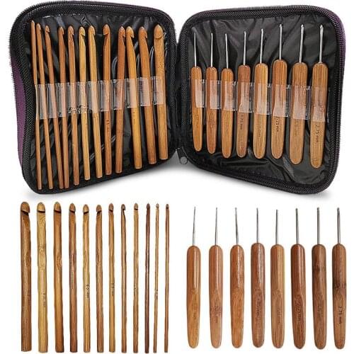 8pcs / Set Knitting Tools Sweater Needles Stainless Steel Hand Sewing Set Color Sweater Knit Crochet Sewing Hand-Knit DIY
