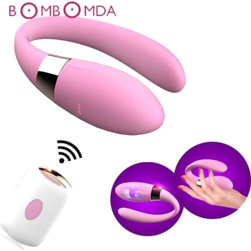 Sex Wireless Remote U Type Anal Vibrator For Women G-Spot Vagina Stimulation Dildo Vibrators Adult Sex Toys for Couples Lesbian