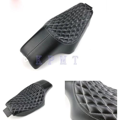 Motorcycle leather two-way driver front and rear passenger seats For Harley Sportster XL883N XL1200V 1200T X48 2004-2016