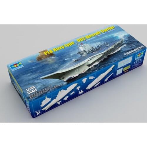 Trumpeter Model 06725 PLA Navy Type 002 Air craft Carrier China new Shandong 1/700