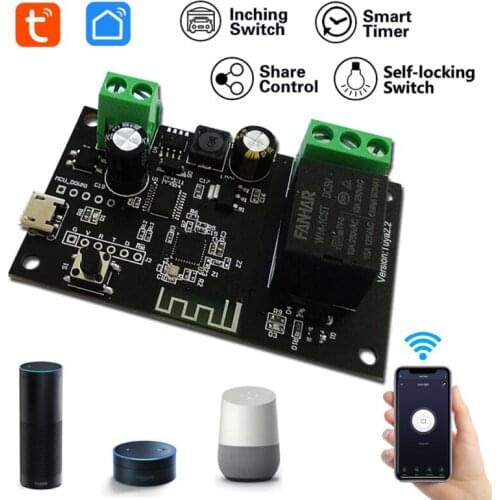 4CH WiFi Smart Switch Module Wireless Relay DIY Module Timer Tuya Smart Life APP Remote Control Work With Alexa Google Home