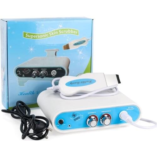 Powerful Ultrasonic Face Skin Scrubber Blackhead Acne Removal Lifting Facial Peeling Cleaner Beauty Care Cleaning Machine