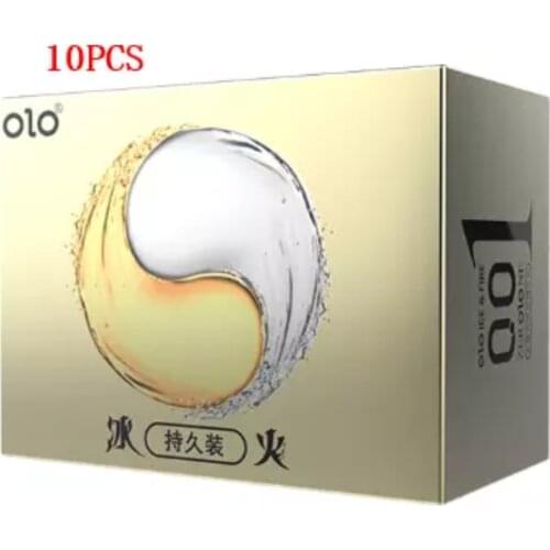 OLO 0.01 Ultra Thin Condom Safe Contraception Hyaluronic Acid Smooth Delay Orgasm Condoms Lubricant Latex Penis Sleeve For Men