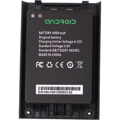 Original Battery for Anysecu 4G 7S+ Network Radio UNNIWA F40 Walkie Talkie 4000mah 3.8V Li ion Battery