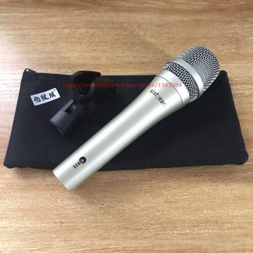 Sixtyears e 935 Professional Handheld Dynamic Mic Clip Stand Vocal Karaoke Microphone For Computer Gaming DJ Singing e935