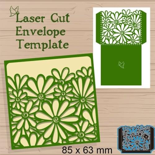 Cutting Dies Daisy Greeting Card New Metal Stencils DIY Scrap Booking Paper Cards Making Decoration 85*63mm