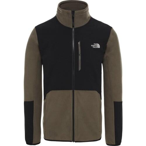 The Nort Fac Glacier pro fullzip mens sweater black / Yesil Orjinal