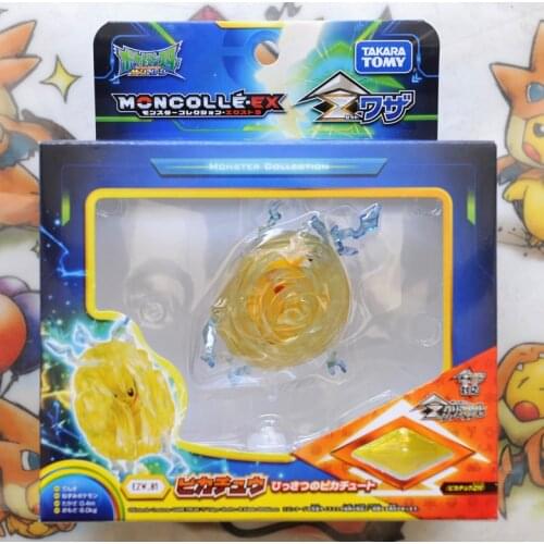 TAKARA TOMY Genuine Pokemon MC EZW-01 Alola Region Pikachu Out-of-print Limited Rare Action Figure Model Toys