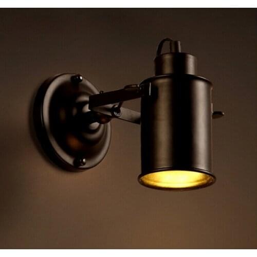 Vintage Pendant Light black Loft Pendant Lamps Iron Restaurant Kitchen Dining Room Coffee Bar E27 Wall Lamps Fixture