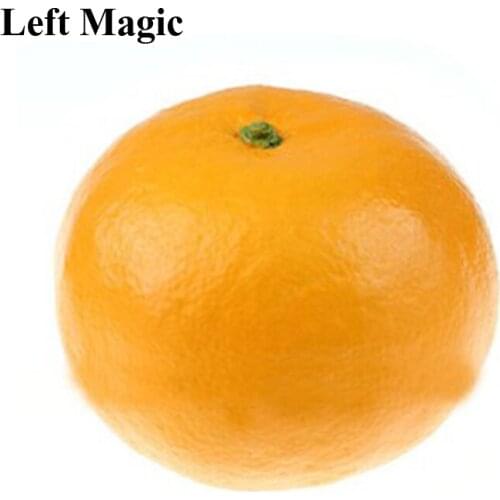 1pc Rubber Fake Orange Silk to Orange Vanishing/Appearing Magic Tricks Stage Street Gimmick Props Accessories Mentalism Magie