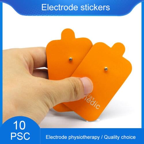 10pcs Pulse Physical Therapy Electrode Pads for Massage Therapy Muscle Stimulator Tens Acupuncture Digital Body Massager Machine