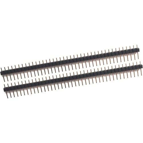 10pcs/lot Hot Sale 40 Pin 1x40 Single Row Male 2.54mm Breakable Pin Header Connector Strip