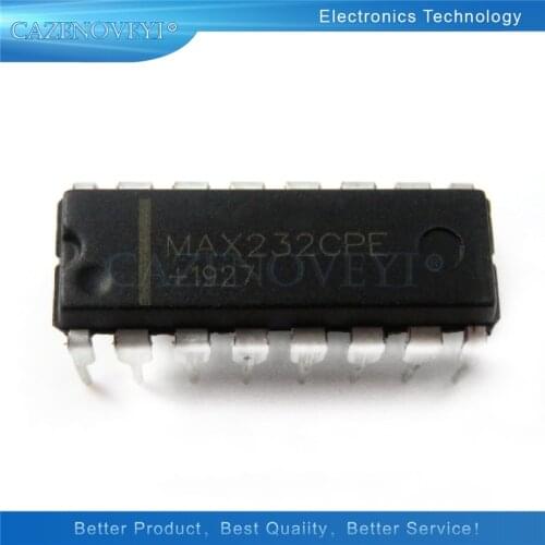 10pcs/lot MAX232EPE MAX232CPE MAX232 232EPE DIP-16 In Stock