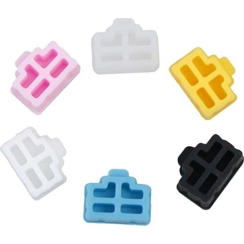 10Pcs Colorful RJ45 Dust Plug Connector Cover Cap Protector Plug RJ45 Female Jack Ethernet Hub Port Caps RJ45 Boots Cover