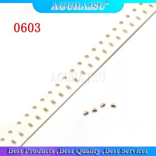 100Pieces 1Uf X5R Error 10% 16V 0603 105 SMD Thick Film Chip Multilayer Ceramic Capacitor