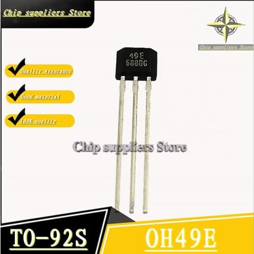 200PCS) OH49E SS49E TO-92S 49E=K49E Hall sensor 100% New and original