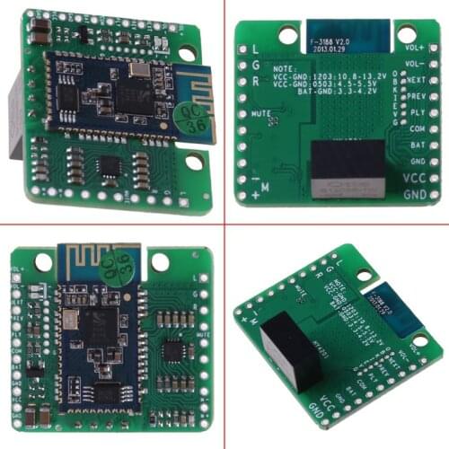 2021 New CSR8645 APT-X HIFI Bluetooth 4.0 12V Receiver Board for Car Amplifier Speaker