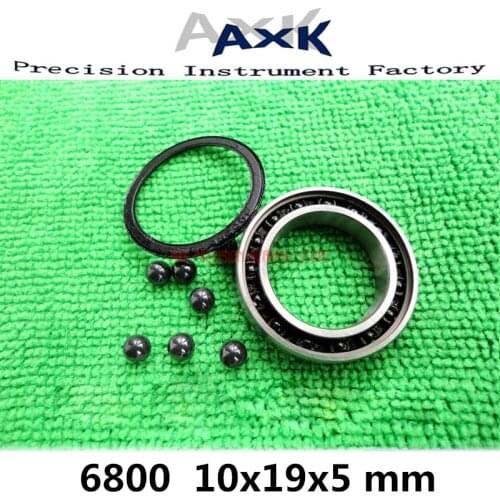 2019 Sale 1pcs Abec-7 6800 Hybrid Ceramic Bearing 10*19*5 Mm Bicycle Bottom Brackets & Spares 6800rs Si3n4 Ball Rodamientos