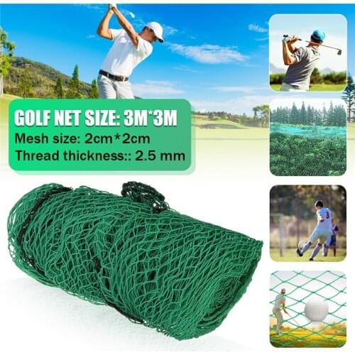 3*3M Golf Practice Net Outdoor Impact Netting Rope Border Sports Training Netting Golf Training Accessories