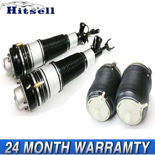 4pcs/set Frong+Rear Air Suspension Air Shock Air bag Strut For Audi A6 Avant C6 4F 4F0616039AA 4F0616040AA 4F0616001J