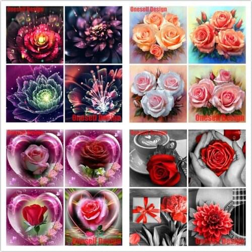 5d diamond mosaic sale flower diy diamond embroidery sale heart flower diy diamond painting full flower diamond embroidery sale