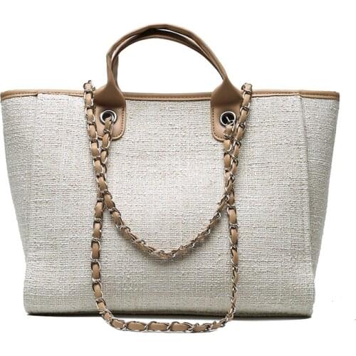 Large Solid Color Women Handbags Canvas Women Shoulder Bags Simple Designer Women Messenger Bags Ladies Casual Tote Bags