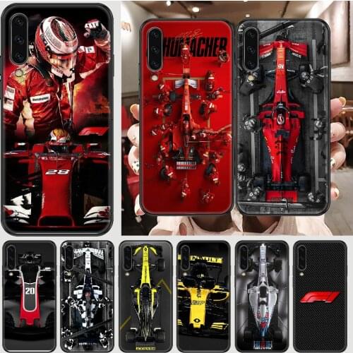 Formula 1 F1 Phone case For Samsung Galaxy A 3 5 7 8 10 20 21 30 40 50 51 70 71 E S 2016 2018 4G black tpu prime fashion coque