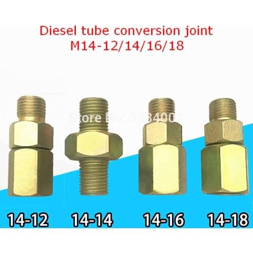 Diesel Common Rail Tube Conversion Joint, Common Rail Pipe Reducing Joint, M14-12/14//16/18