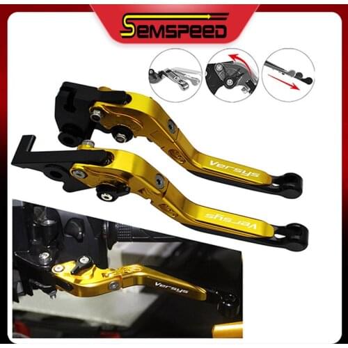 For KAWASAKI Versys(650cc) Versys 650 2015-2020 SEMSPEED Motorcycle Accessories CNC Folding Extendable Clutch and Brake Lever