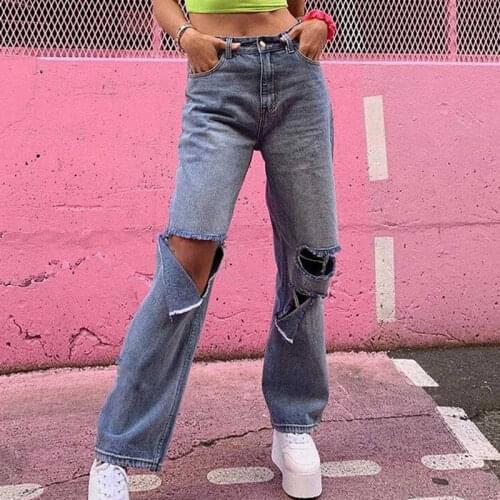 FancyQube Women's Loose Jeans