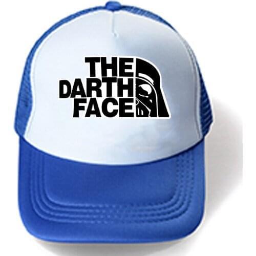 Darth Trucker Cap Star Cap Men Funny Face Hat Baseball Cap Cool Summer Mesh Net Cap Hat for Men