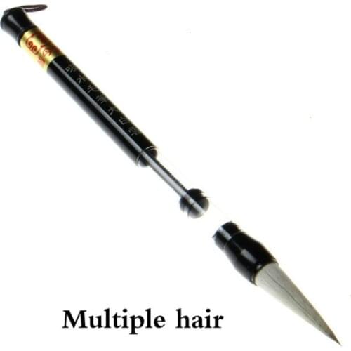 Calligraphy Brush Ink Absorbing Storing Ink Brush Beginners Pen Type Multiple Hair Water Calligraphy Brush Writing Stationery