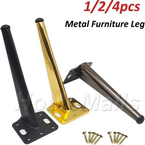 1/2/4pcs Metal Iron Furniture Leg As Replacement Leg For Bathroom Cabinet Leg Sofa TV Stand Modern Furniture Feet Heavy Duty