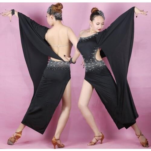 Latin Dance Competition Dress Ballroom Dress Oriental Dance Costume Performance Suit Elegant Dress Performance Dance Clothes