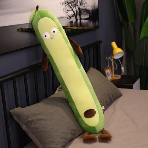 Avocado Plush Toy Long Pillow Cute Soft Cushions Birthday Gifts For Children Home Decoration Pillows